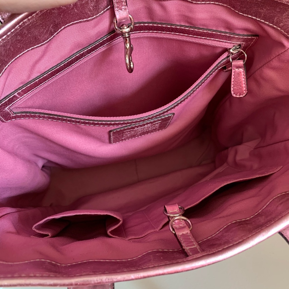 Vintage Coach Extra large pink tote - Picture 13 of 15